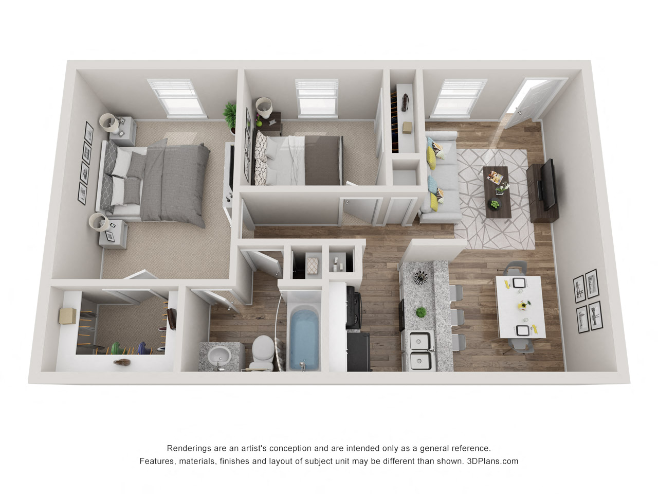 Floor plan layout diagram for Willow